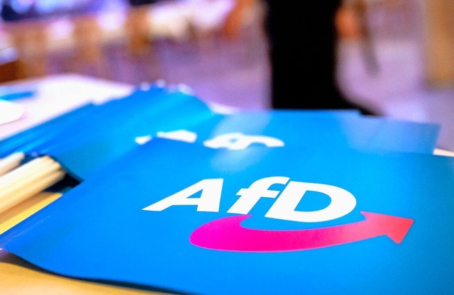 Wahlmaterial der AfD  | Foto: Daniel Karmann (dpa)