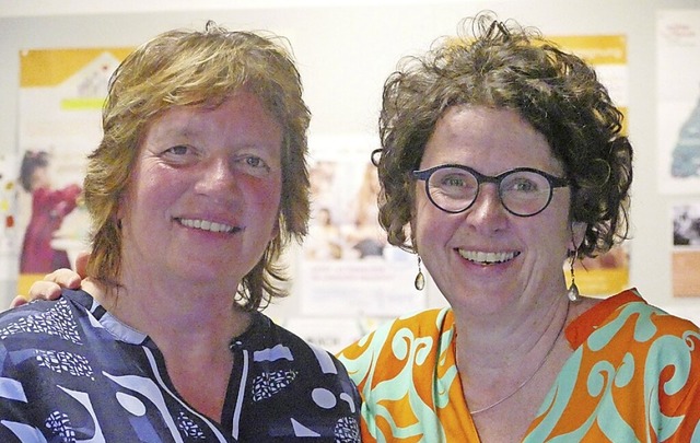 Mit Herz und Empathie fhrten Brigitte...l (links) und Dorothea Flaig den Kurs.  | Foto: Lara Wehler