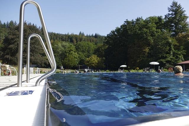 Das Waldbad in Bad Sckingen ist fr die Schwimmer gerstet