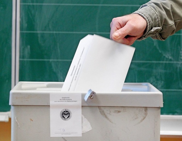 Wie stimmt der Landkreis Tuttlingen bei der Europawahl 2024 ab? (Symbolbild)  | Foto: Roland Weihrauch (dpa)