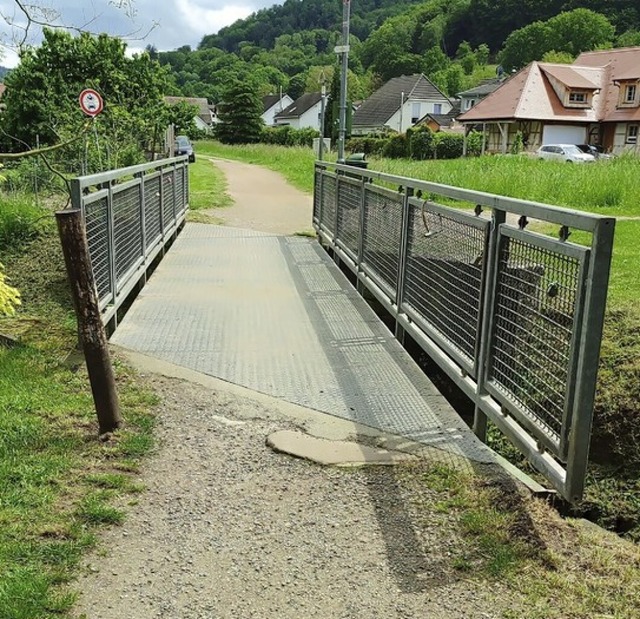 Die Brcke &#8222;Ablsle&#8220; wird saniert.  | Foto: Ettenheim