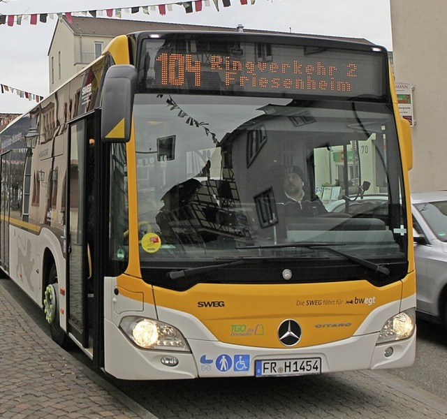 Busse halten in Friesenheim knftig auf der Strae.  | Foto: Bastian Bernhardt