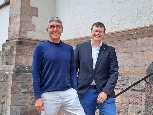 Club-Chefs, die sich verstehen: Florian Lade (links) und Gerhard Mller  | Foto: Verena
