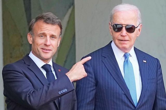 Newsblog: Macron und Biden betonen Willen zur weiteren Untersttzung der Ukraine