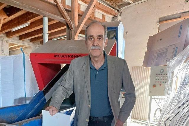 Das Recycling-Unternehmen Dr. Willi Brandt in Kehl schreddert und wiederverwertet Wahlplakate