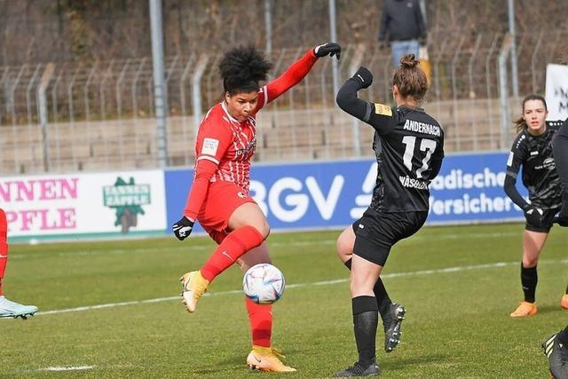 Zurck ins Glck: Die zweite Frauenmannschaft des SC Freiburg schafft es wieder in die zweite Liga