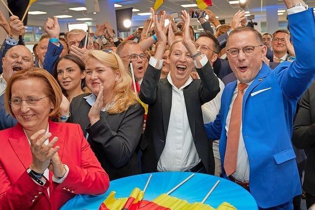AfD jubelt ber Europawahl-Ergebnis: Strker als die Kanzler-Partei