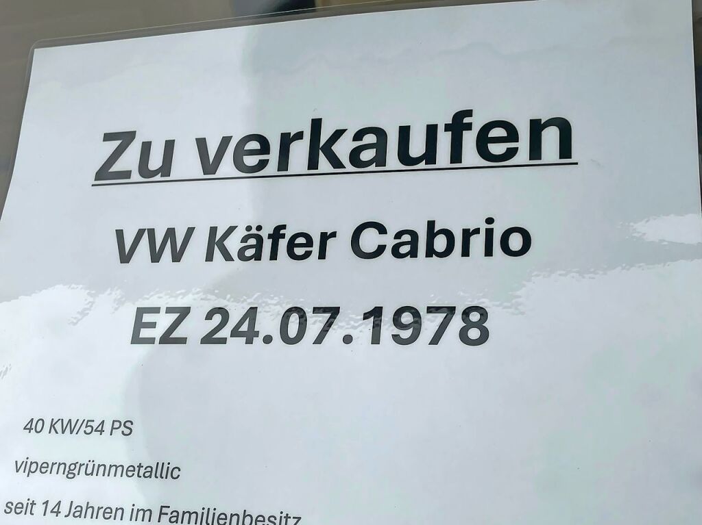 Ein offenes Museum war Teil des Programms beim Old- und Youngtimertreffen in Btzingen. Gegen eine geringe Spende durften Gste Ausfahrten mit den Oldtimern unternehmen. Die Spenden nutzt die Lebenshilfe fr die Anschaffung pdagogischer Spielgerte.