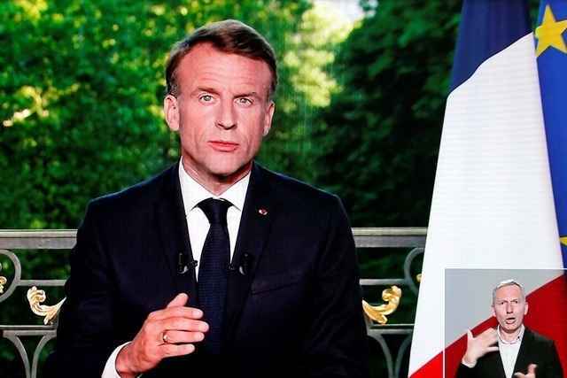 Liveblog zur Europawahl 2024: Macron k�ndigt nach Wahlniederlage Neuwahlen in Frankreich an