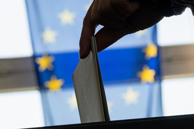 Die Wahlbeteiligung bei der Europawahl...ls 2019   (65,8 Prozent). (Symbolfoto)  | Foto: Sebastian Gollnow (dpa)