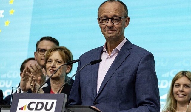 CDU-Chef  Merz fordert nun eine &#8222;Kurskorrektur&#8220; der Ampel.  | Foto: Fabian Sommer (dpa)