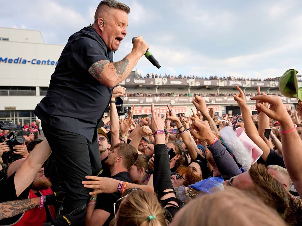 Ken Casey, Snger der irisch-amerikanischen Rockband „Dropkick Murphys“.