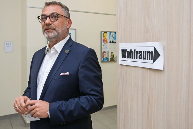 Julian Vonarb regiert seit 2018 als OB in Gera (rund 95.00 Einwohner).  | Foto: Heiko Rebsch (dpa)