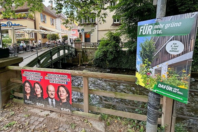 Fr die Grnen war es kein guter Wahls...ie SPD fuhr ein stabiles Ergebnis ein.  | Foto: Frank Schoch