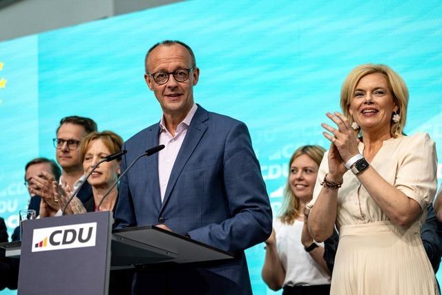 Liveblog zur Europawahl 2024: CDU/CSU gewinnt mit groem Abstand
