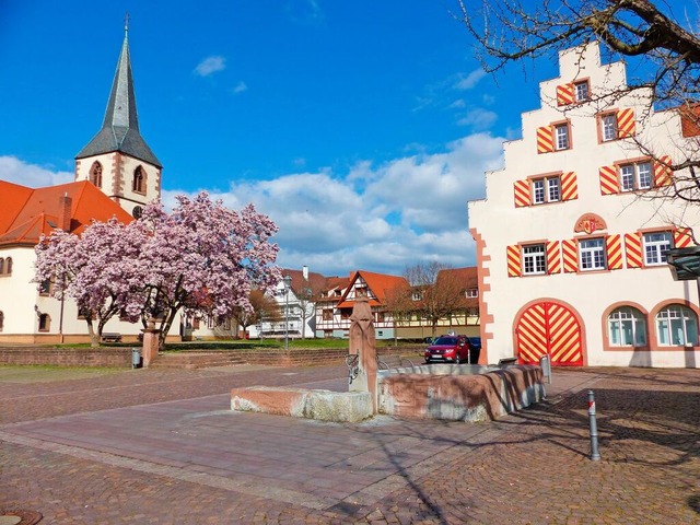 Das Rathaus von Friesenheim  | Foto: Ekkehard Klem 