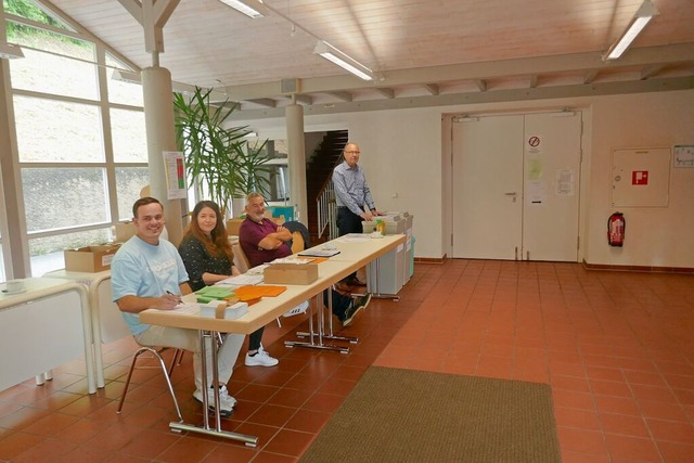 In Schwrstadt und Dossenbach war die ...fast genauso hoch wie vor fnf Jahren.  | Foto: Helmut Kohler