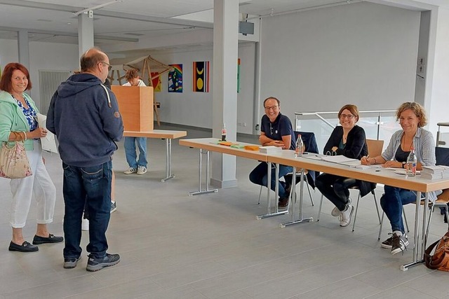 Der Ablauf der Wahl in Bonndorf hat di...tadthalle nicht vor Probleme gestellt.  | Foto: Ingo Gnther