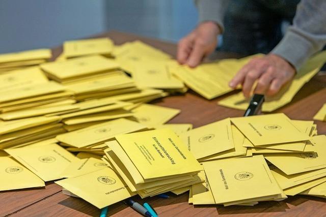 Waldkirch zhlt noch, hohe Zahl der Briefwahlstimmen fhrt zu Verzgerungen