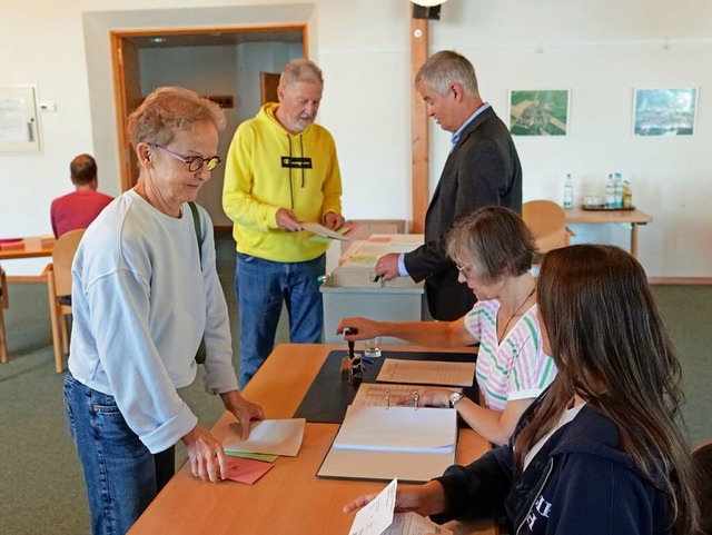 Auch in Stegen wurde am Wochenende gew... ist Teil des Gemeindewahlausschusses.  | Foto: Anton Schuler