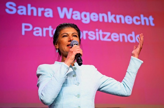 Sahra Wagenknecht drfte nun den Einzug in den Bundestag anpeilen.  | Foto: Bernd von Jutrczenka (dpa)