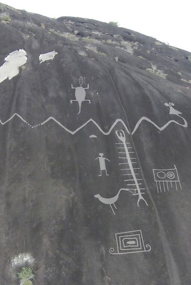 Petroglyphen in Venzuela  | Foto: -- (dpa)