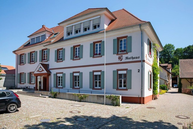 Das Marcher Rathaus: Hier wird der neu...Ortsteilen jeweils Ortsvorsteher wird.  | Foto: Hubert Gemmert