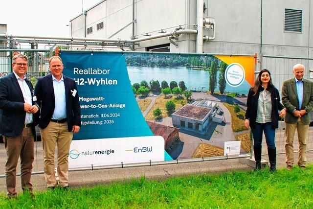 Der Bau der neuen Wasserstoffproduktionsanlage in Wyhlen beginnt