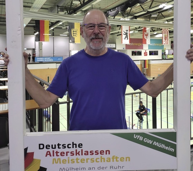 Kurt Ehrler war bei der Deutschen Meisterschaft in Mlheim erfolgreich.  | Foto: Walter Holtfoth