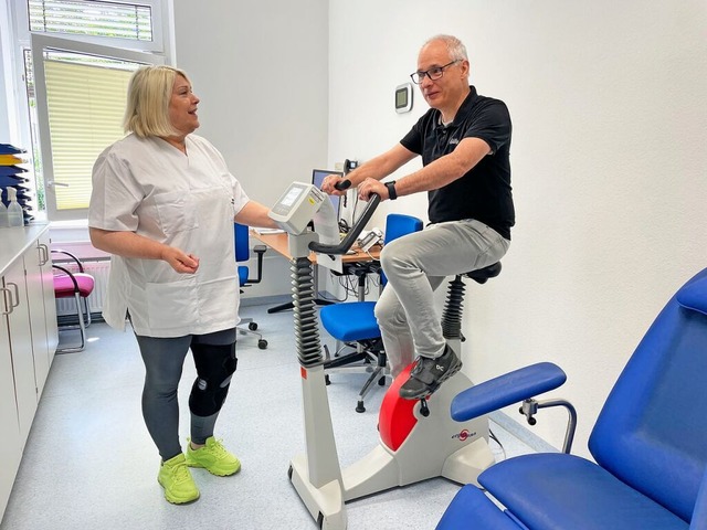 Einer von 8000 Probanden tritt in die Pedale.  | Foto: Uniklinik Freiburg