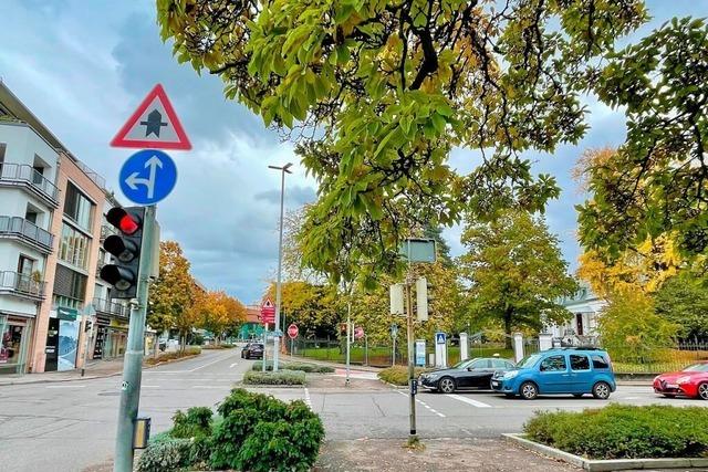 Verkehrsbehinderungen: Der Aicheleknoten in Lrrach wird saniert