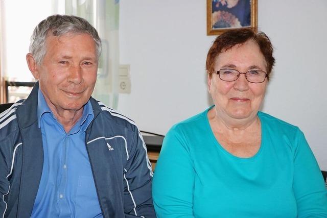 Die Heirat von Maria und Andrej Scherer aus Bonndorf fand vor 50 Jahren im Zelt statt