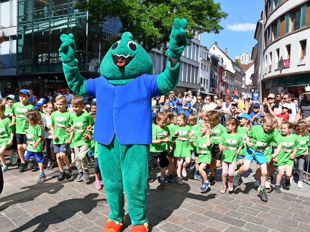 Impressionen vom ersten Stadtlauf speziell fr Kinder in Lrrach