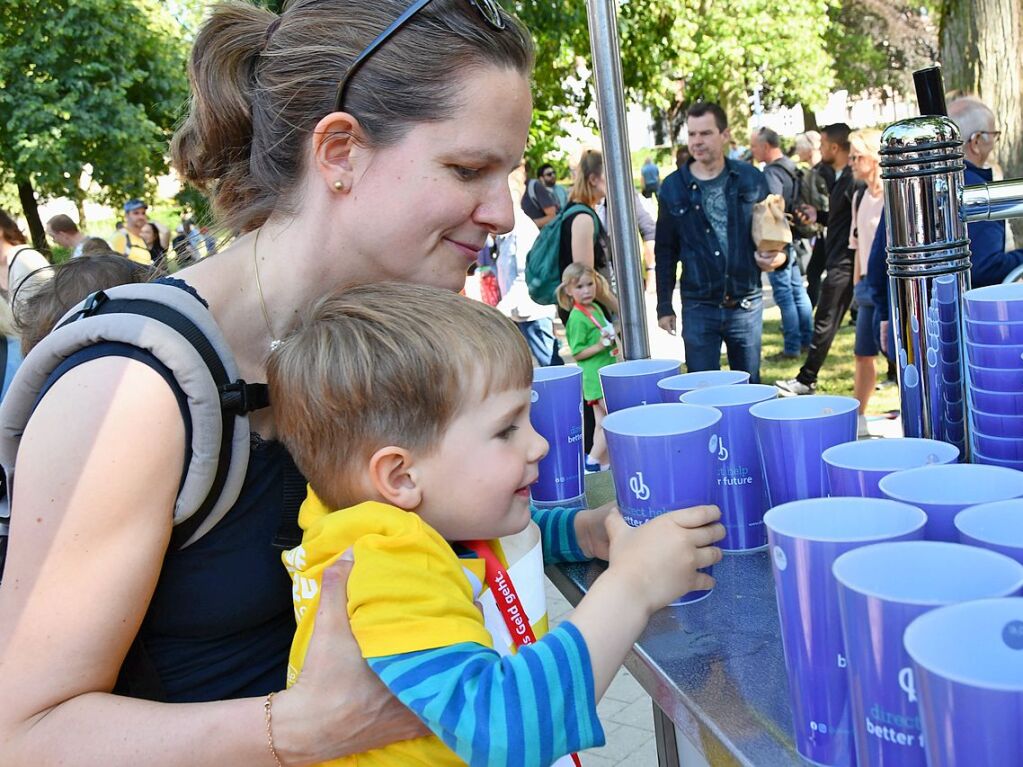 Impressionen vom ersten Stadtlauf speziell fr Kinder in Lrrach