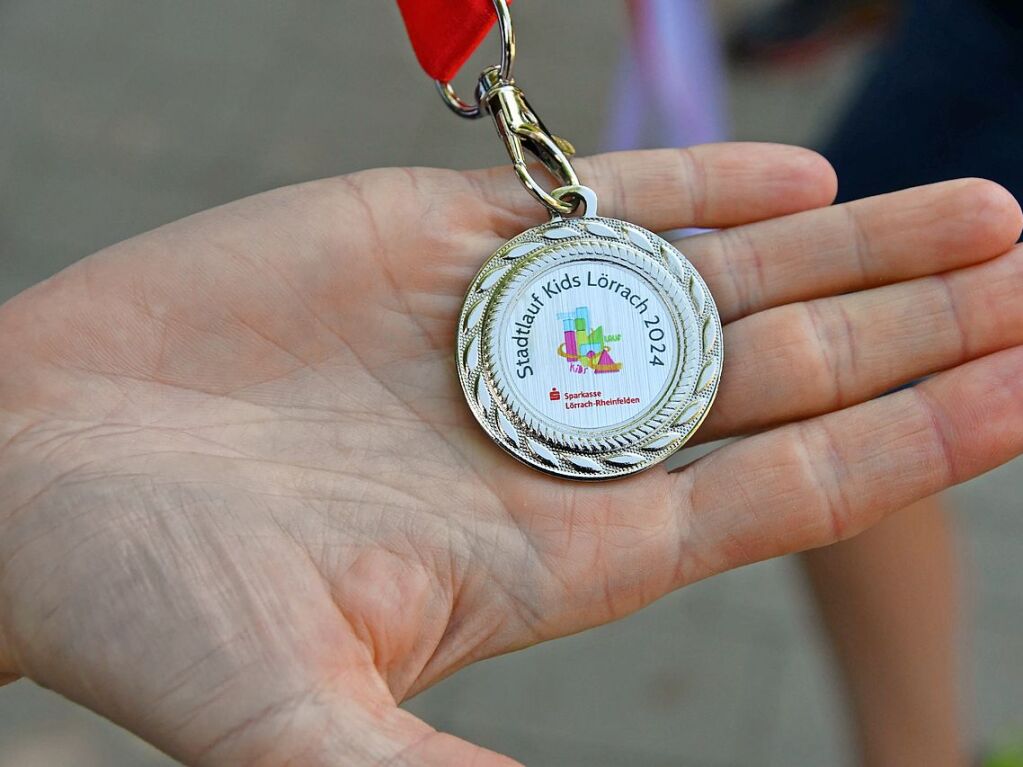 Impressionen vom ersten Stadtlauf speziell fr Kinder in Lrrach