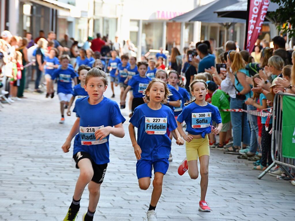 Impressionen vom ersten Stadtlauf speziell fr Kinder in Lrrach