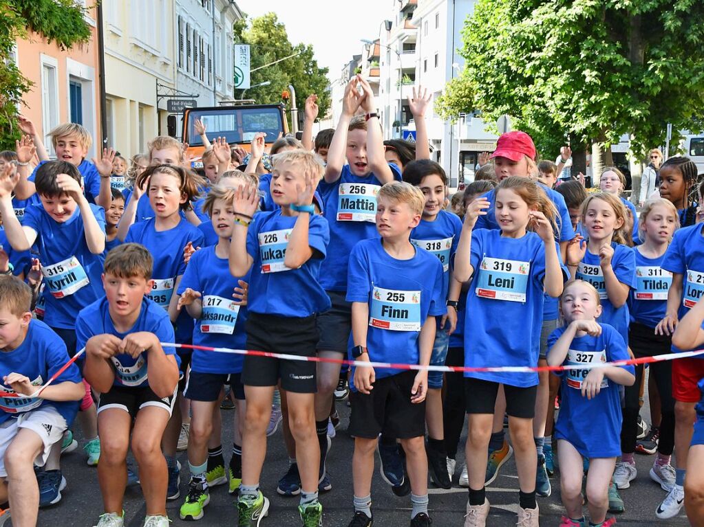 Impressionen vom ersten Stadtlauf speziell fr Kinder in Lrrach