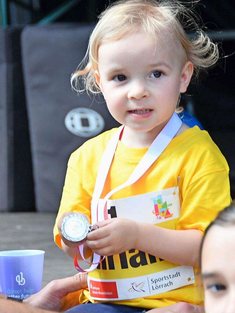 Impressionen vom ersten Stadtlauf speziell fr Kinder in Lrrach