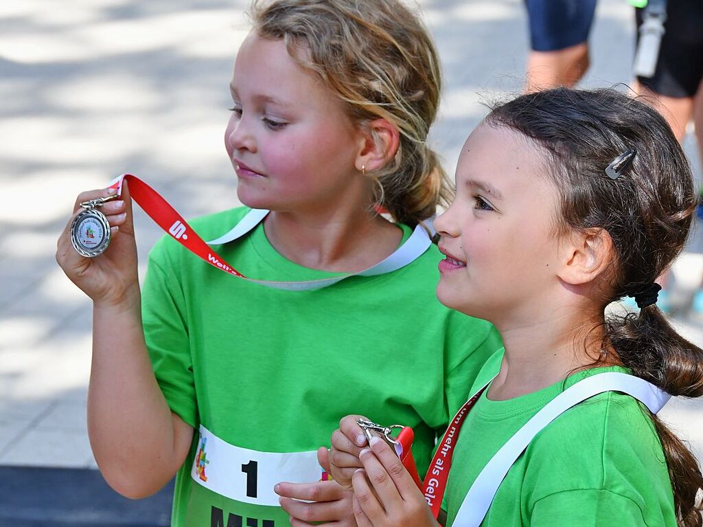 Impressionen vom ersten Stadtlauf speziell fr Kinder in Lrrach