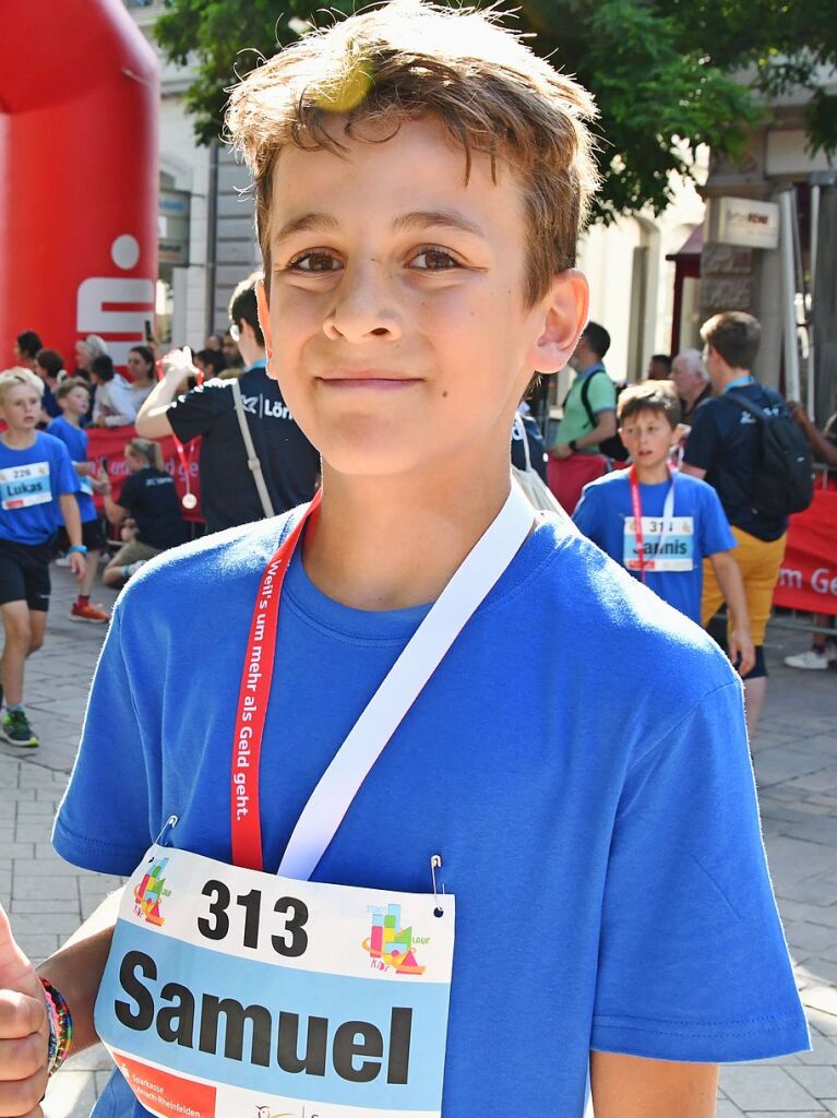 Impressionen vom ersten Stadtlauf speziell fr Kinder in Lrrach