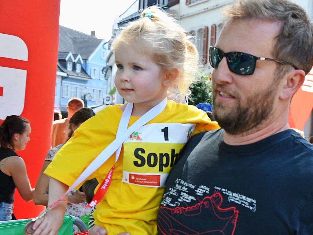 Impressionen vom ersten Stadtlauf speziell fr Kinder in Lrrach