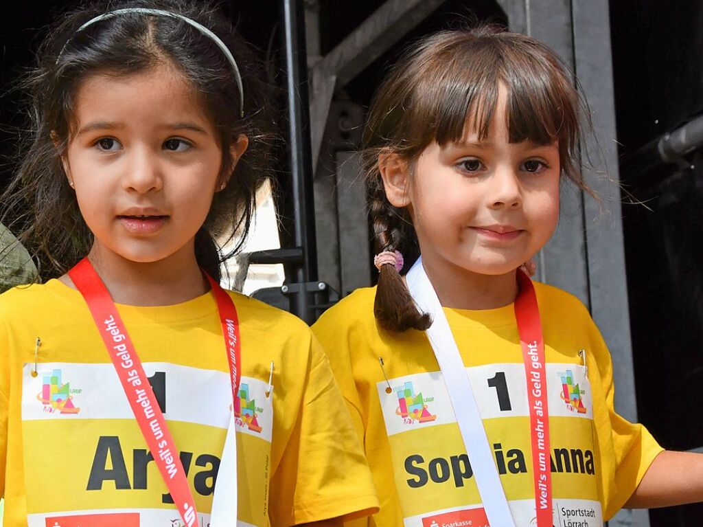 Impressionen vom ersten Stadtlauf speziell fr Kinder in Lrrach