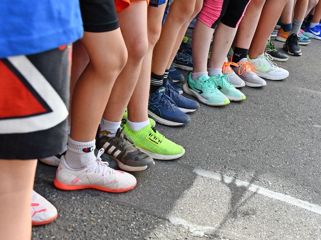 Impressionen vom ersten Stadtlauf speziell fr Kinder in Lrrach