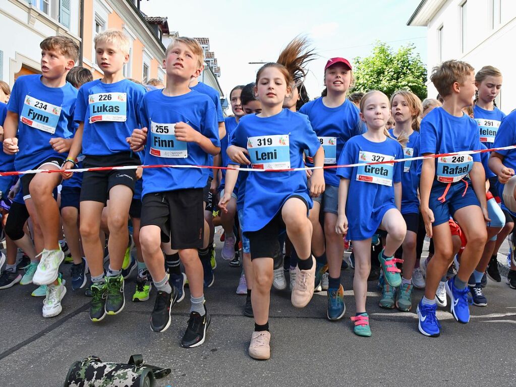 Impressionen vom ersten Stadtlauf speziell fr Kinder in Lrrach