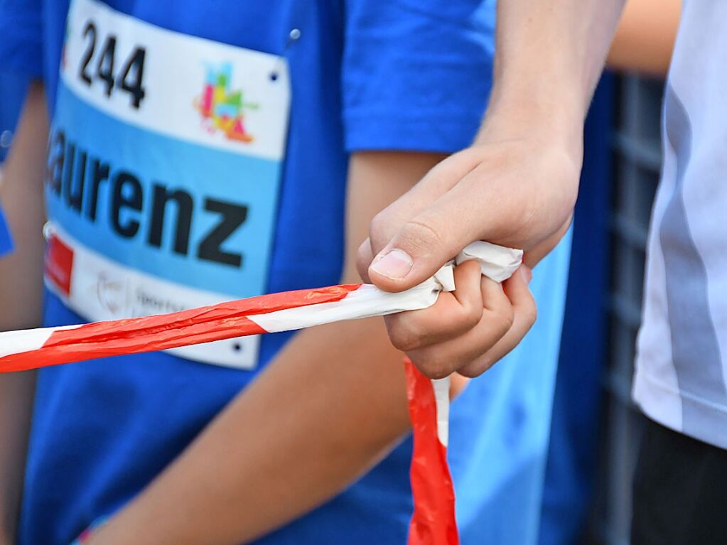 Impressionen vom ersten Stadtlauf speziell fr Kinder in Lrrach