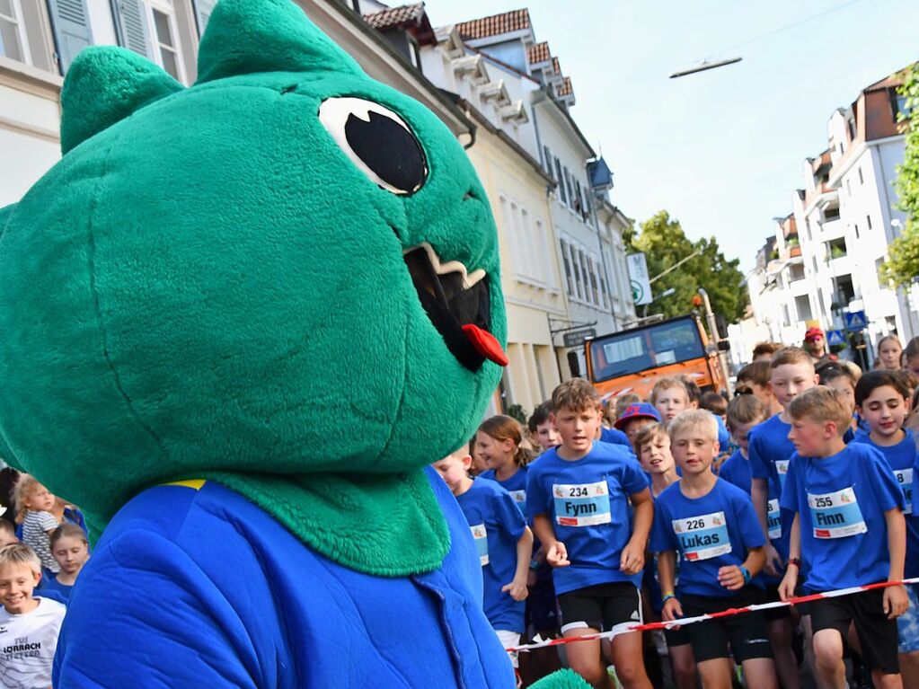 Impressionen vom ersten Stadtlauf speziell fr Kinder in Lrrach