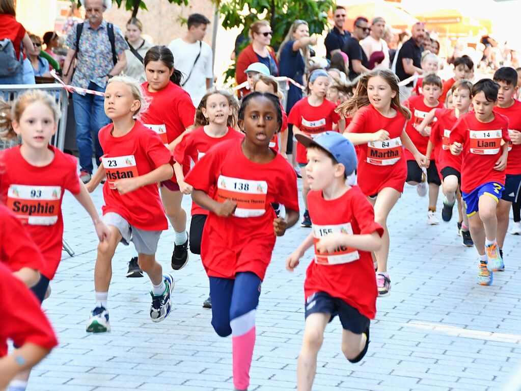 Impressionen vom ersten Stadtlauf speziell fr Kinder in Lrrach