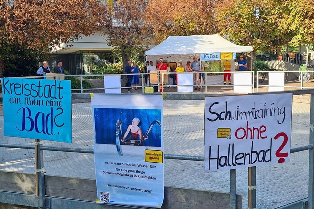 Die IG Bad will diesen September wiede...lichkeit in Rheinfelden demonstrieren.  | Foto: Stefan Ammann