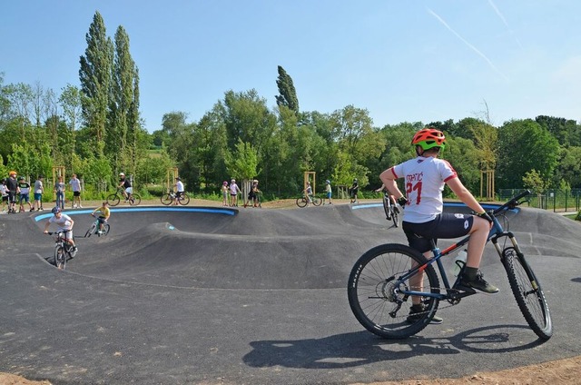 Ein Pumptrack ist ein Parcours mit Hg..., also mit Erdhgeln, angelegt werden.  | Foto: Yvonne Siemann