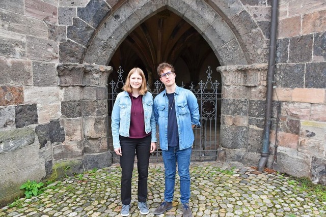 Bella und Giulio Marchegiani arbeiten ...sam als Mesner im Breisacher Mnster.   | Foto: Thomas Rhenisch